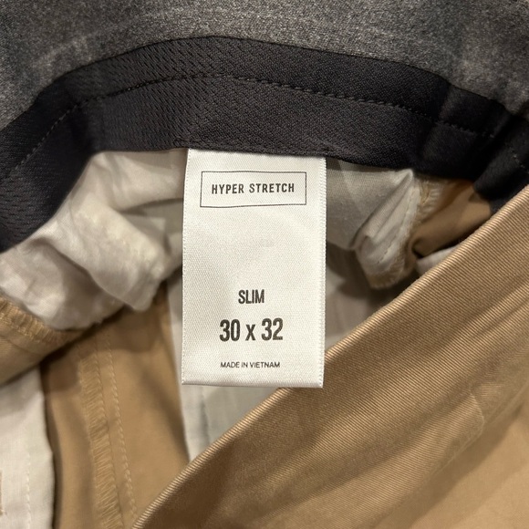 Express Hyper Stretch Slim Khaki Chino Pants - Picture 10 of 13